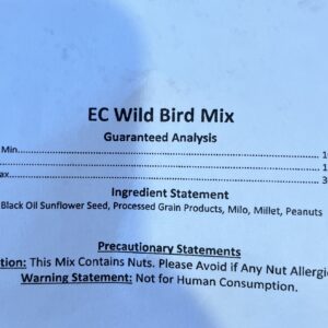 Wild Bird Mix Ration Tag